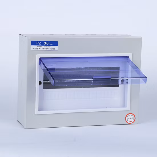 Caja de distribución MCB del panel de energía eléctrica Huikun de bajo voltaje de China